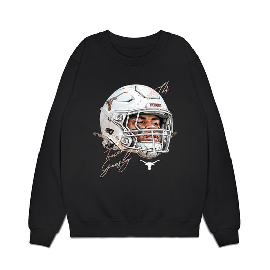 Texas - NCAA Football : Trevor Goosby - Game Face Premium Crewneck Sweatshirt-0