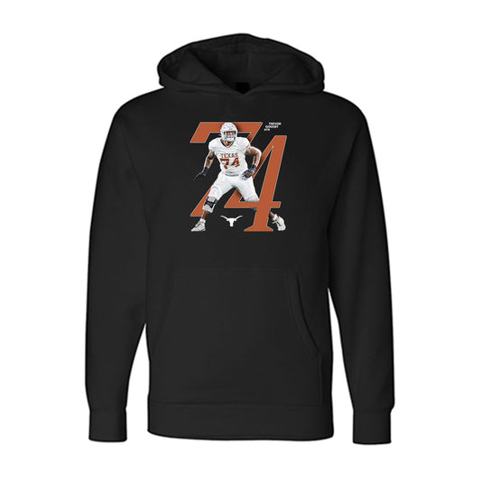 Texas - NCAA Football : Trevor Goosby - Graphic Hooded Pullover Sweatshirt-0