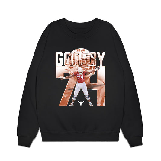 Texas - NCAA Football : Trevor Goosby - Individual Collage Premium Crewneck Sweatshirt-0