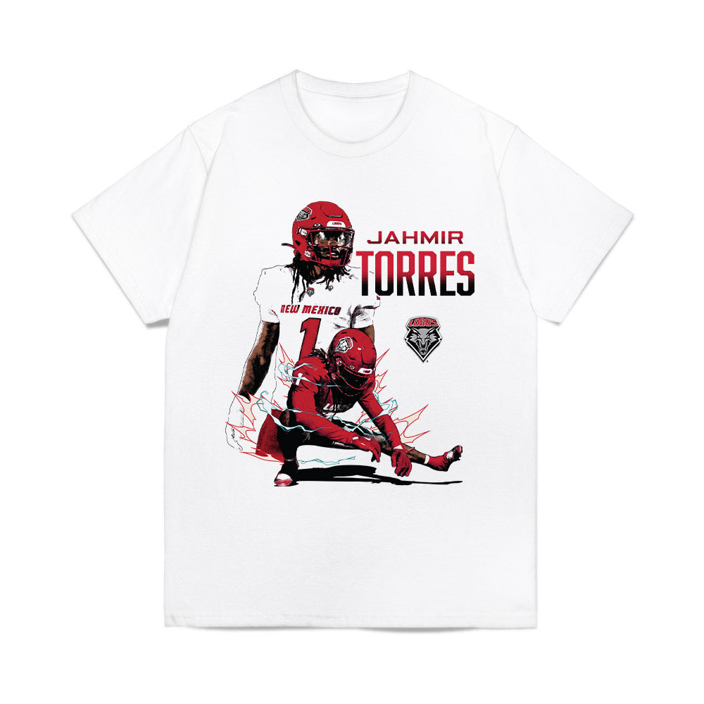 New Mexico - NCAA Football : Jahmir Torres - Collage Comfort Colors T-Shirt-0