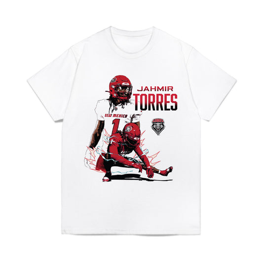 New Mexico - NCAA Football : Jahmir Torres - Collage Comfort Colors T-Shirt-0
