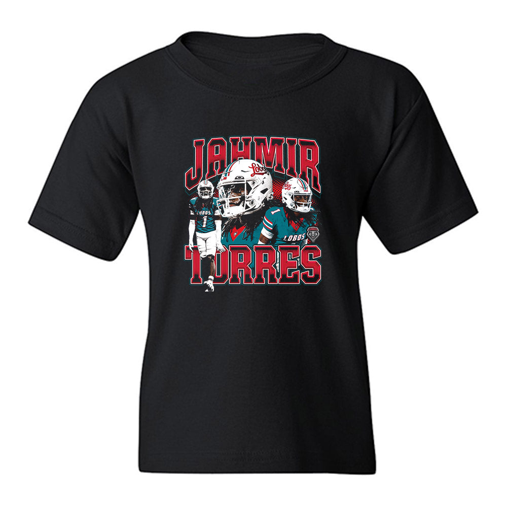 New Mexico - NCAA Football : Jahmir Torres - Individual Collage Youth T-Shirt-0