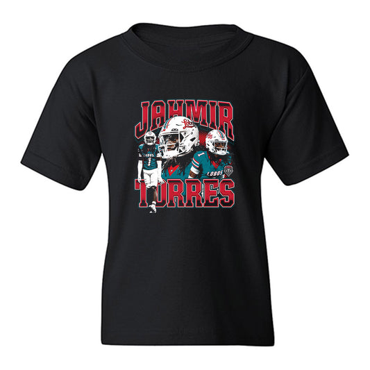 New Mexico - NCAA Football : Jahmir Torres - Individual Collage Youth T-Shirt-0