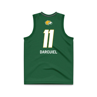 CUI - NCAA Women's Basketball : Asia Darcuiel - Green Basketball Jersey-1
