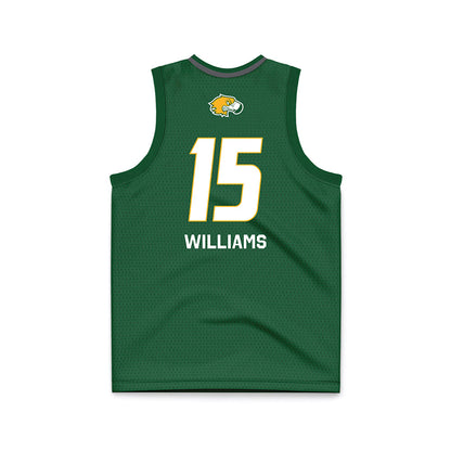 CUI - NCAA Women's Basketball : Cadence Williams - Green Basketball Jersey-1