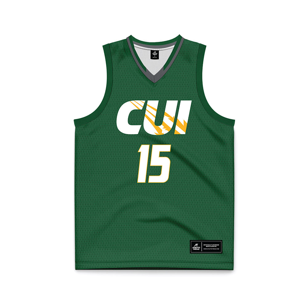 CUI - NCAA Women's Basketball : Cadence Williams - Green Basketball Jersey-0