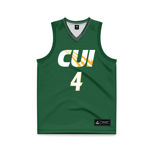 CUI - NCAA Women's Basketball : Hannah Vela - Green Basketball Jersey-0