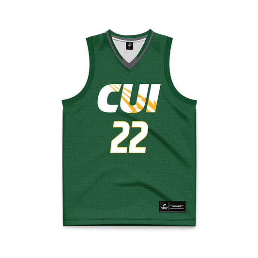 CUI - NCAA Women's Basketball : Olivia Sturdivant - Green Basketball Jersey-0