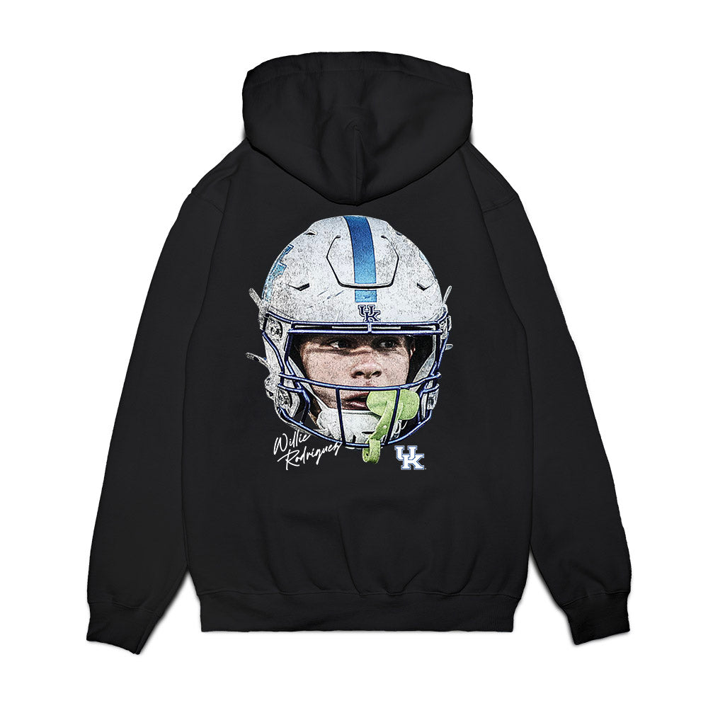 Kentucky - NCAA Football : Willie Rodriguez - Game Face Premium Hooded Sweatshirt-1