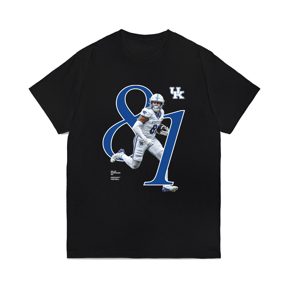Kentucky - University of Kentucky - NCAA Football : Willie Rodriguez - Breakthrough Comfort Colors T-Shirt-0