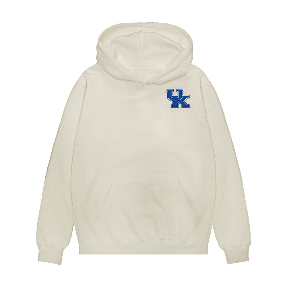 Kentucky - NCAA Football : Willie Rodriguez - Caricature Premium Hooded Sweatshirt-0