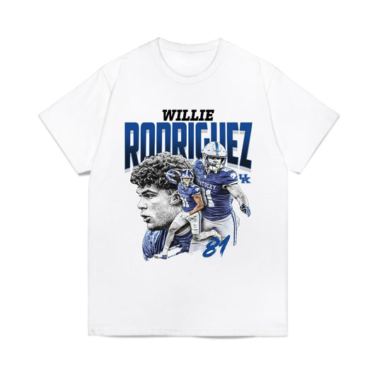 Kentucky - NCAA Football : Willie Rodriguez - Collage Comfort Colors T-Shirt-0