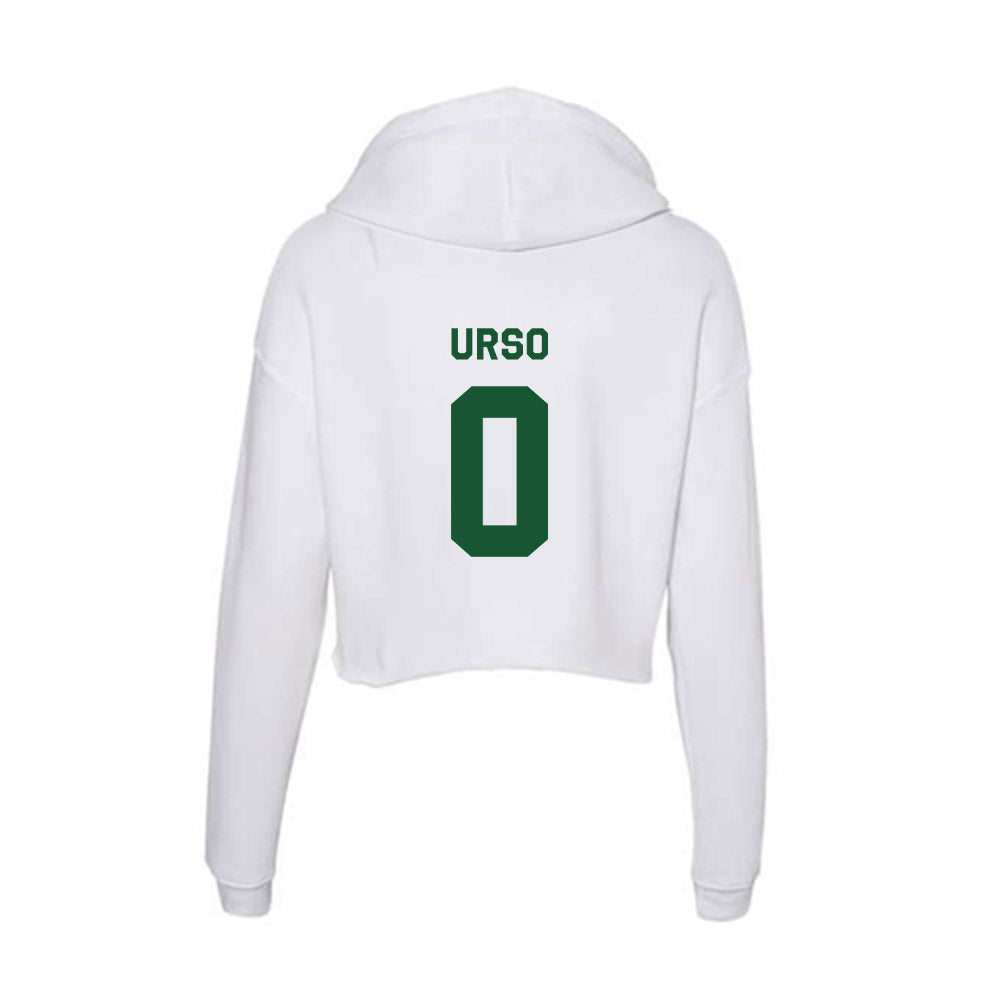 CUI - NCAA Men's Lacrosse : Benjamin Urso - Classic Shersey Women's Crop Fleece Hooded Sweatshirt-1