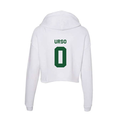 CUI - NCAA Men's Lacrosse : Benjamin Urso - Classic Shersey Women's Crop Fleece Hooded Sweatshirt-1