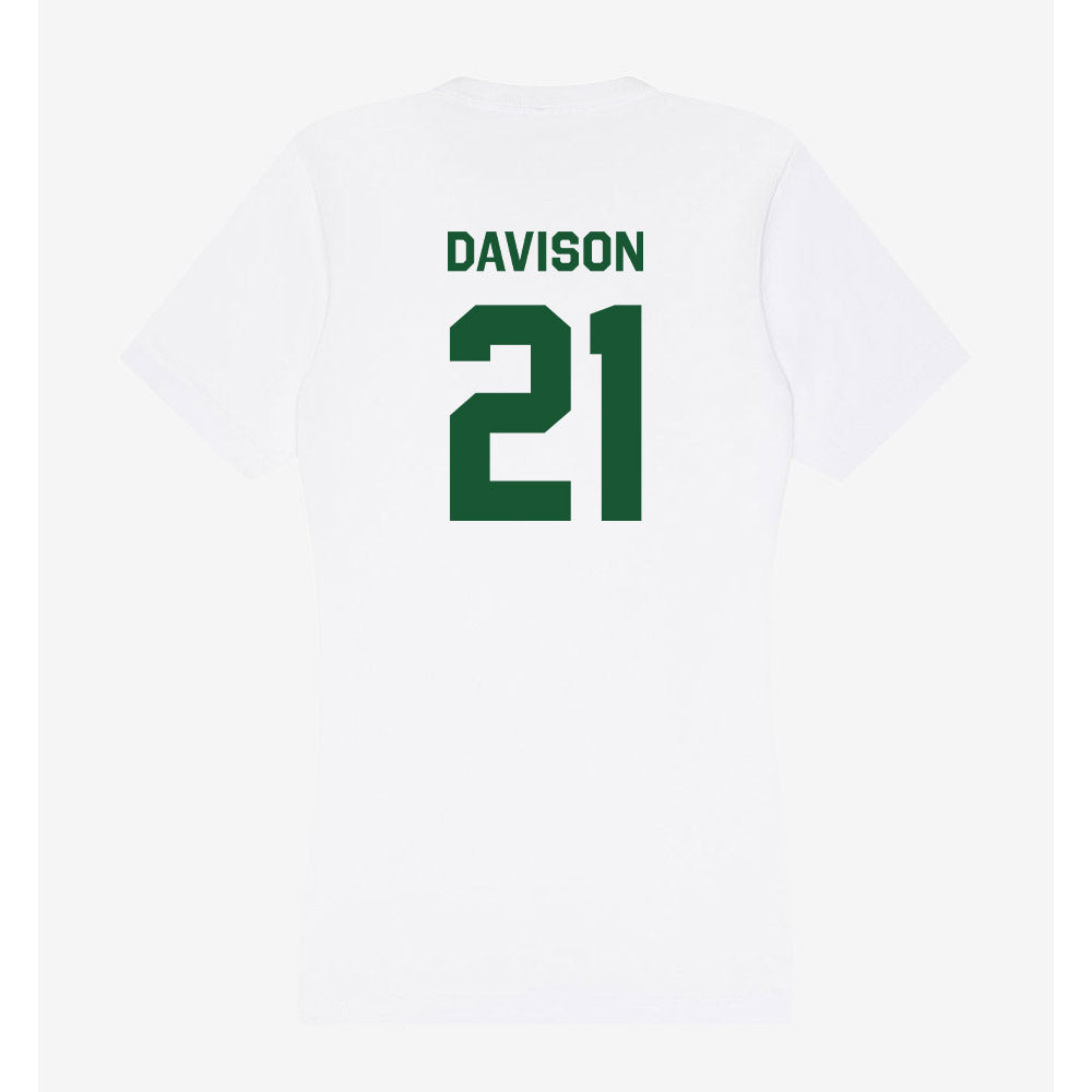 CUI - NCAA Men's Lacrosse : Asa Davison - Classic Shersey Women's V-Neck T-Shirt-1