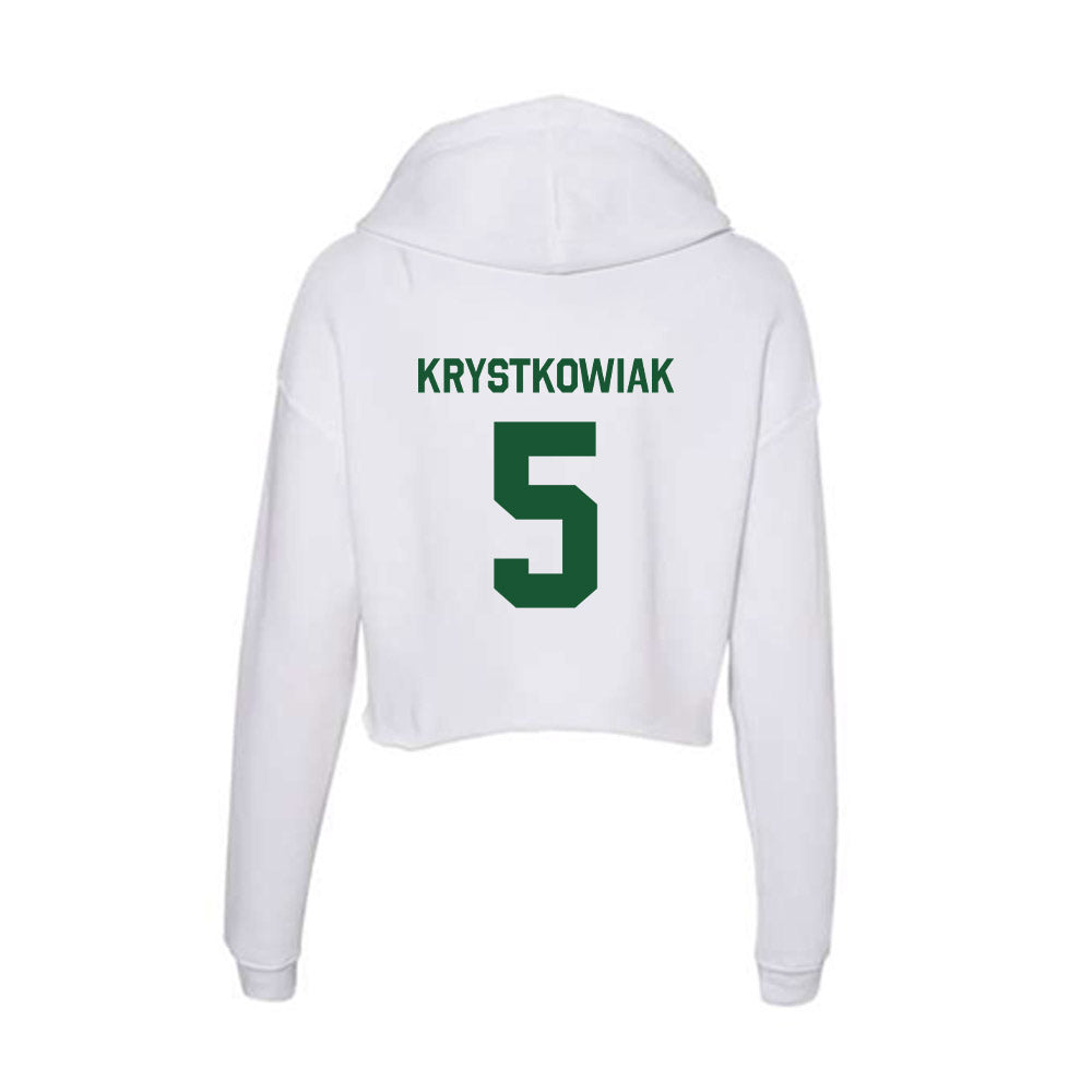 CUI - NCAA Men's Basketball : Ben Krystkowiak - Classic Shersey Women's Crop Fleece Hooded Sweatshirt-1