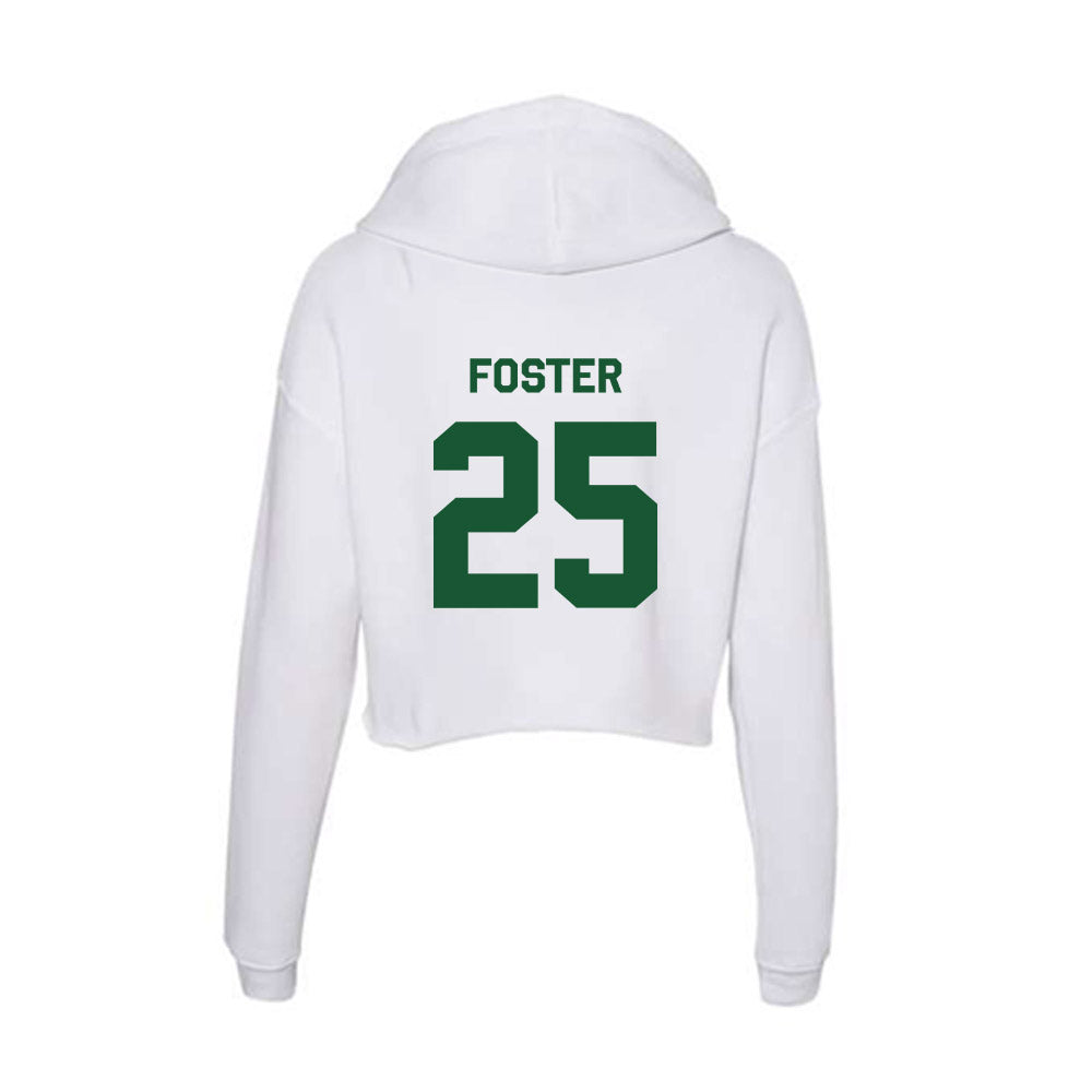 CUI - NCAA Men's Basketball : Tavares Foster - Classic Shersey Women's Crop Fleece Hooded Sweatshirt-1