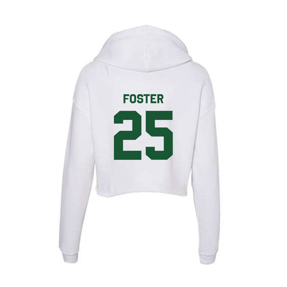 CUI - NCAA Men's Basketball : Tavares Foster - Classic Shersey Women's Crop Fleece Hooded Sweatshirt-1