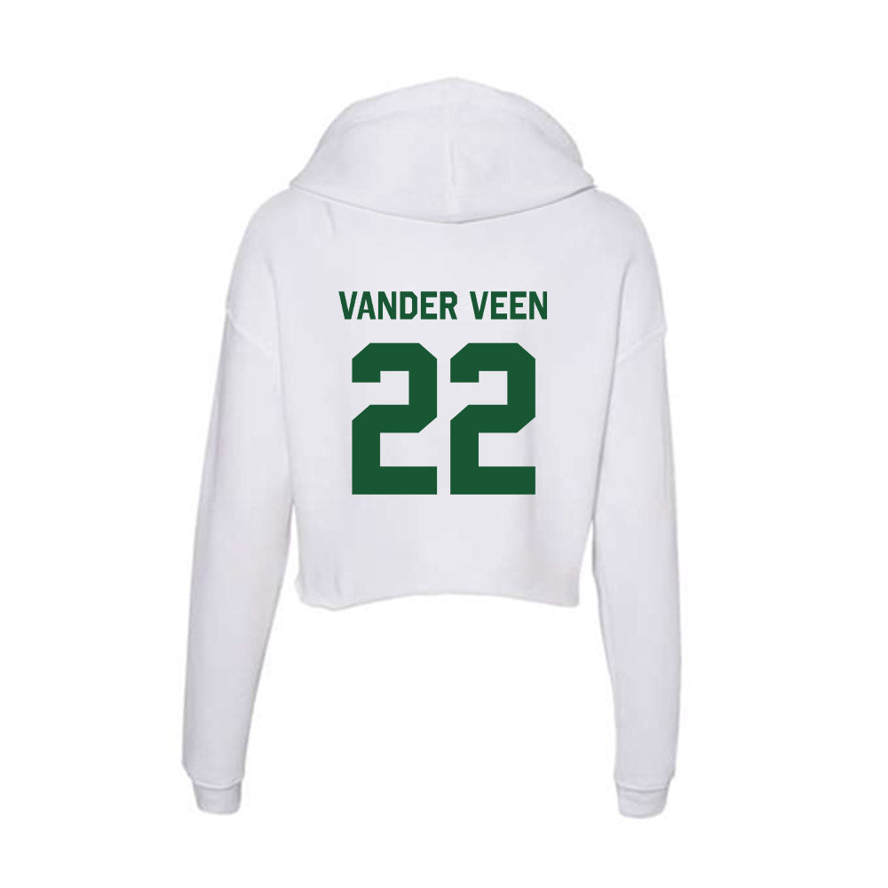 CUI - NCAA Beach Volleyball : Jordan Vander Veen - Classic Shersey Women's Crop Fleece Hooded Sweatshirt-1
