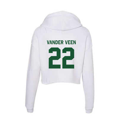 CUI - NCAA Beach Volleyball : Jordan Vander Veen - Classic Shersey Women's Crop Fleece Hooded Sweatshirt-1