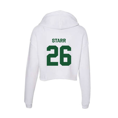 CUI - NCAA Baseball : Jake Starr - Classic Shersey Women's Crop Fleece Hooded Sweatshirt-1