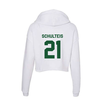 CUI - NCAA Men's Volleyball : Paul Schulteis - Classic Shersey Women's Crop Fleece Hooded Sweatshirt-1