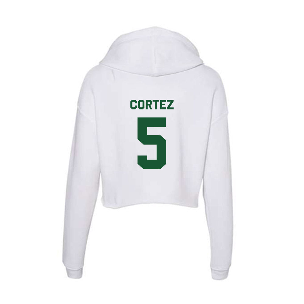 CUI - NCAA Softball : Madeline Cortez - Classic Shersey Women's Crop Fleece Hooded Sweatshirt-1