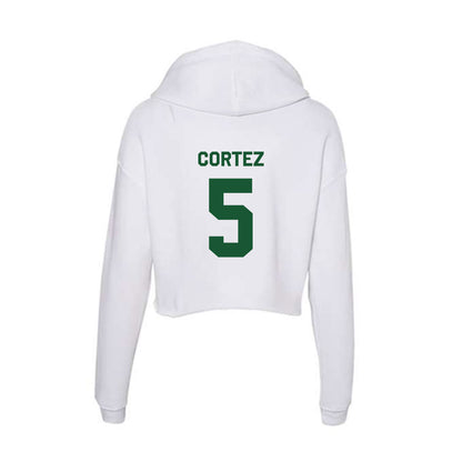 CUI - NCAA Softball : Madeline Cortez - Classic Shersey Women's Crop Fleece Hooded Sweatshirt-1