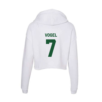 CUI - NCAA Men's Volleyball : Kai Vogel - Classic Shersey Women's Crop Fleece Hooded Sweatshirt-1