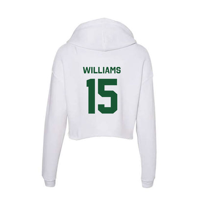 CUI - NCAA Women's Basketball : Cadence Williams - Classic Shersey Women's Crop Fleece Hooded Sweatshirt-1