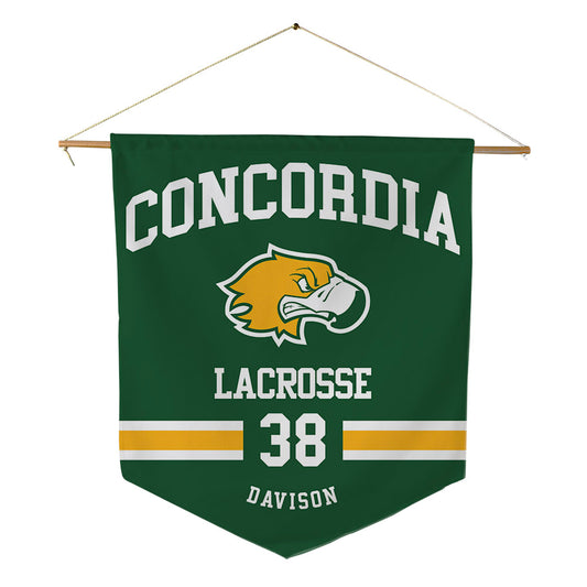 CUI - NCAA Men's Lacrosse : Asa Davison - Pennant - 18" x 21"-0