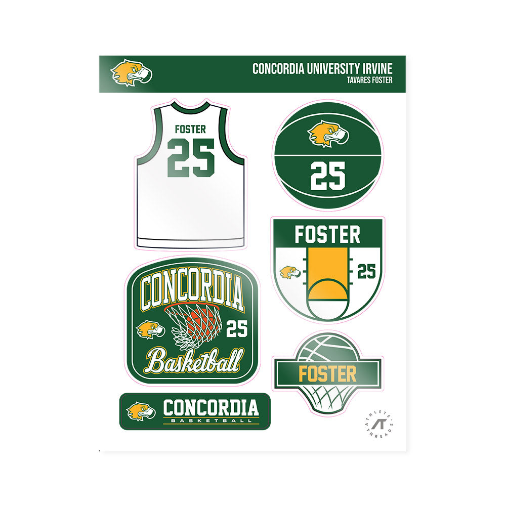 CUI - NCAA Men's Basketball : Tavares Foster - Sticker Sheet-0