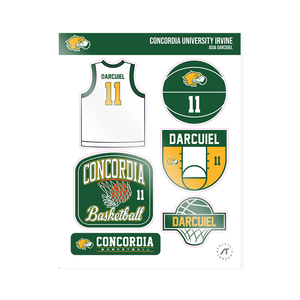 CUI - NCAA Women's Basketball : Asia Darcuiel - Sticker Sheet-0