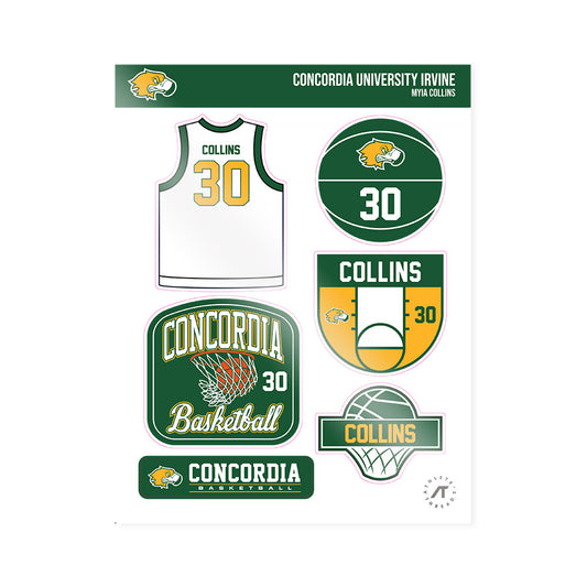 CUI - NCAA Women's Basketball : Myia Collins - Sticker Sheet-0