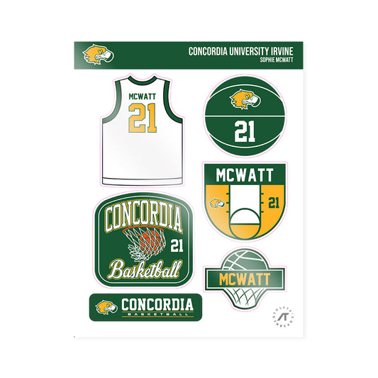 CUI - NCAA Women's Basketball : Sophie McWatt - Sticker Sheet-0