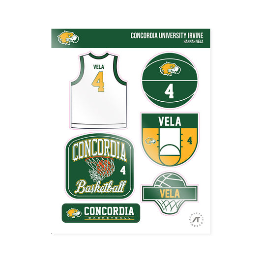CUI - NCAA Women's Basketball : Hannah Vela - Sticker Sheet-0