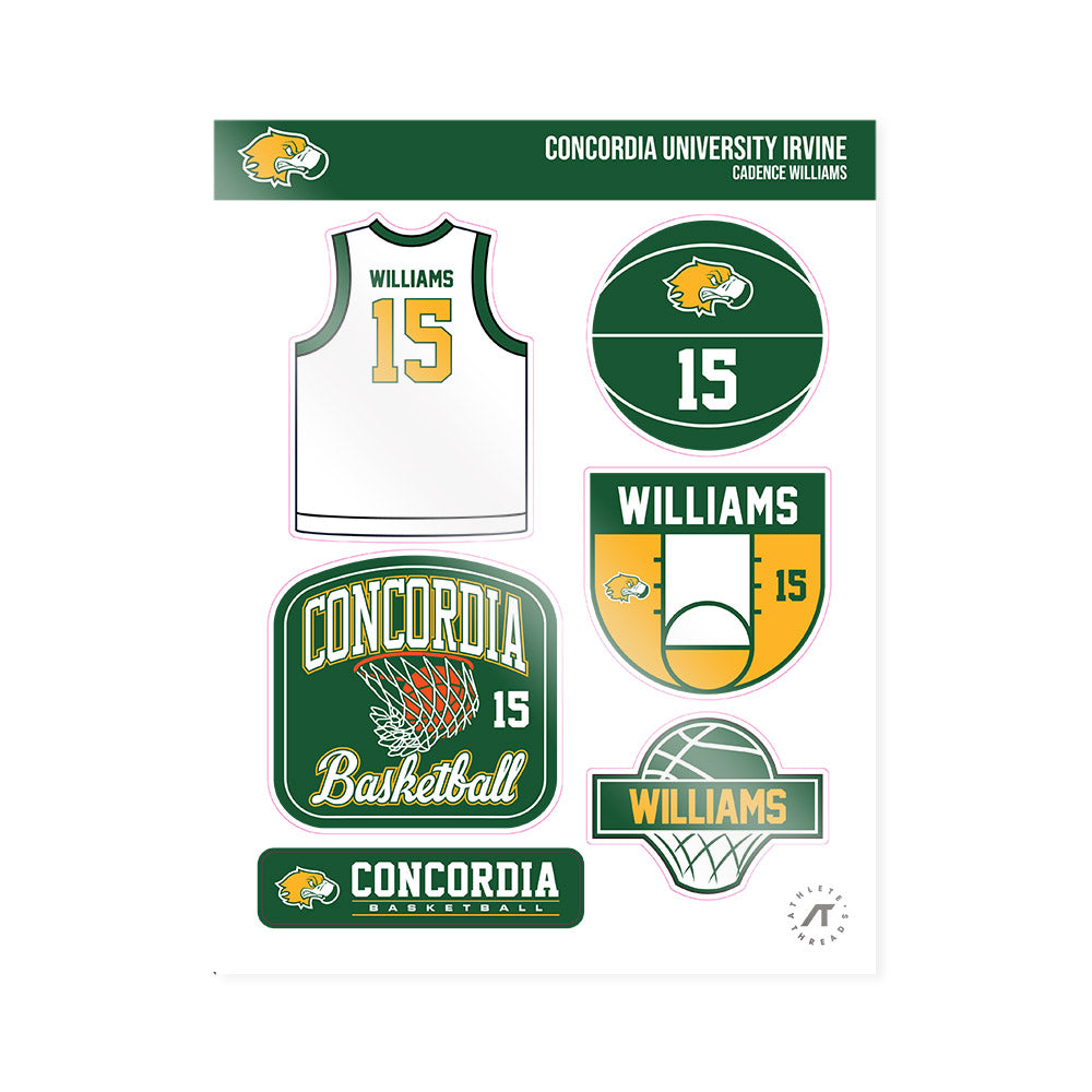 CUI - NCAA Women's Basketball : Cadence Williams - Sticker Sheet-0