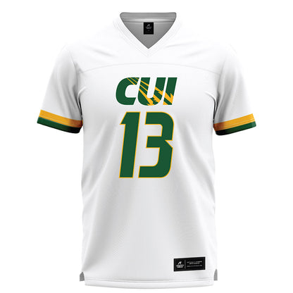 CUI - NCAA Men's Lacrosse : Jacob Tatro - White Lacrosse Jersey-0