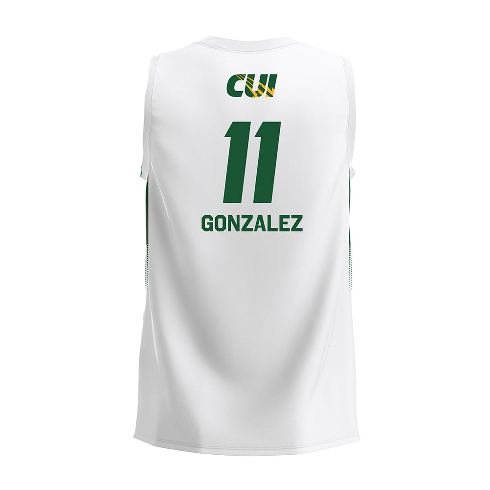 CUI - NCAA Men's Volleyball : Cage Gonzalez - White Volleyball Jersey-1