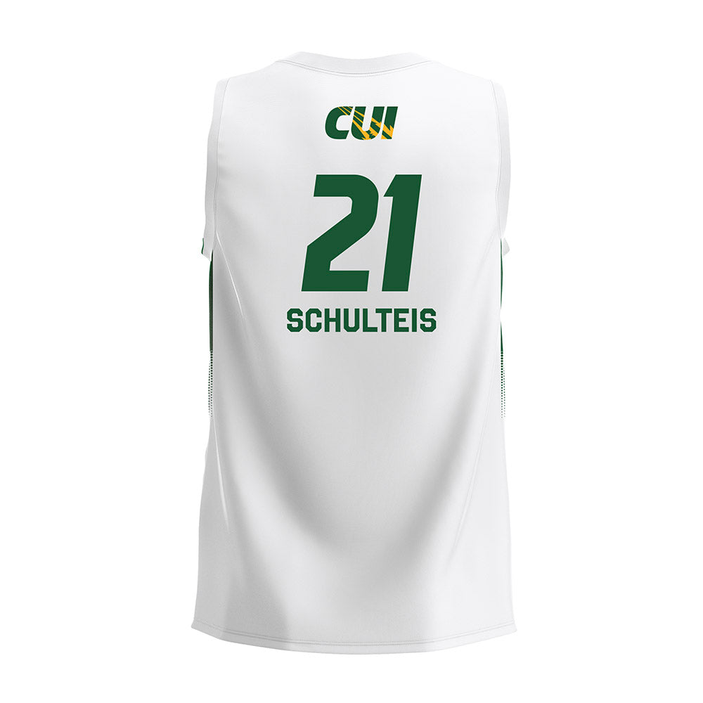CUI - NCAA Men's Volleyball : Paul Schulteis - White Volleyball Jersey-1