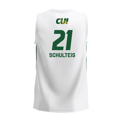 CUI - NCAA Men's Volleyball : Paul Schulteis - White Volleyball Jersey-1