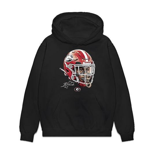 Georgia - NCAA Football : Zion Branch - Game Face Premium Hooded Sweatshirt-0
