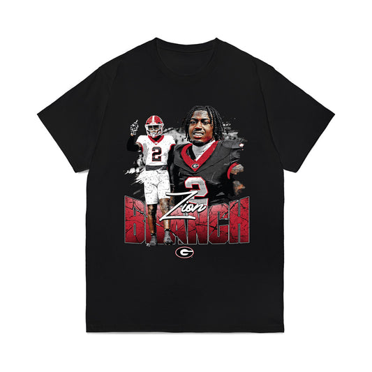 Georgia - NCAA Football : Zion Branch - Collage Comfort Colors T-Shirt-0
