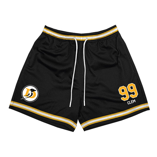 DUC - NCAA Men's Soccer : Adam Clem - Black Shorts-0