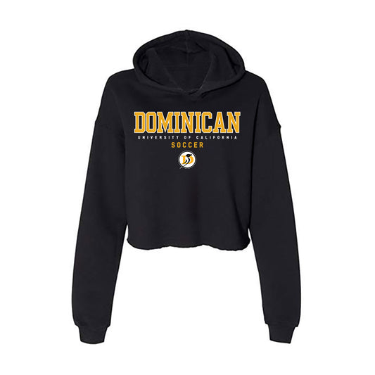 DUC - NCAA Men's Soccer : Brenon Kirkes - Classic Shersey Women's Crop Fleece Hooded Sweatshirt-0