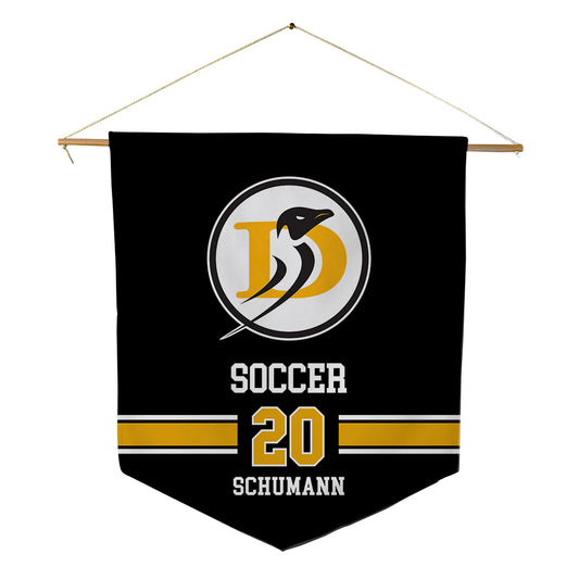 DUC - NCAA Men's Soccer : Benjamin Schumann - Pennant - 18" x 21"-0