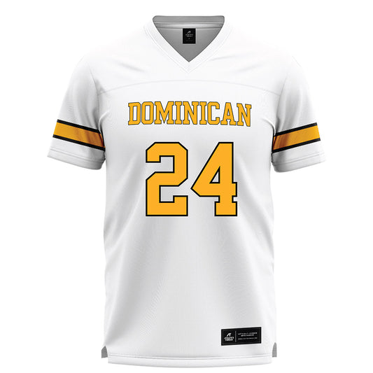 DUC - NCAA Men's Lacrosse : Makoa Hicks - White Lacrosse Jersey-0