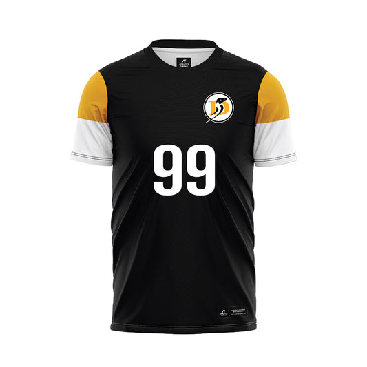 DUC - NCAA Men's Soccer : Adam Clem - Black Soccer Jersey-0
