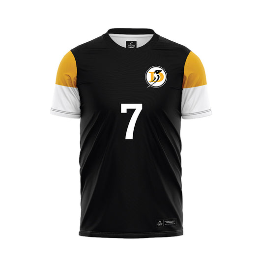 DUC - NCAA Men's Soccer : Anthony Stainer - Black Soccer Jersey-0