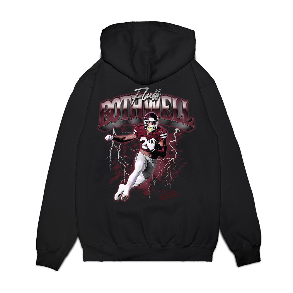 Mississippi State - NCAA Football : Fluff Bothwell - Collage Premium Hooded Sweatshirt-1